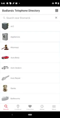 Badlands Telephone Directory android App screenshot 3